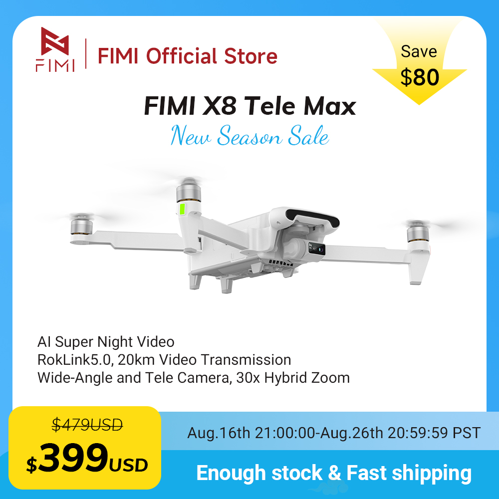 Drone Camera Wide Angle - طائرة بدون طيار FIMI X8 Tele