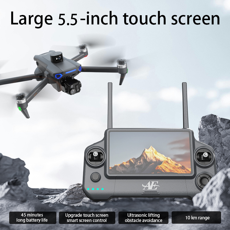 طائرة بدون طيار AE30 GPS RC مو - مراجعة Drone Camera With Gimbal وسعره