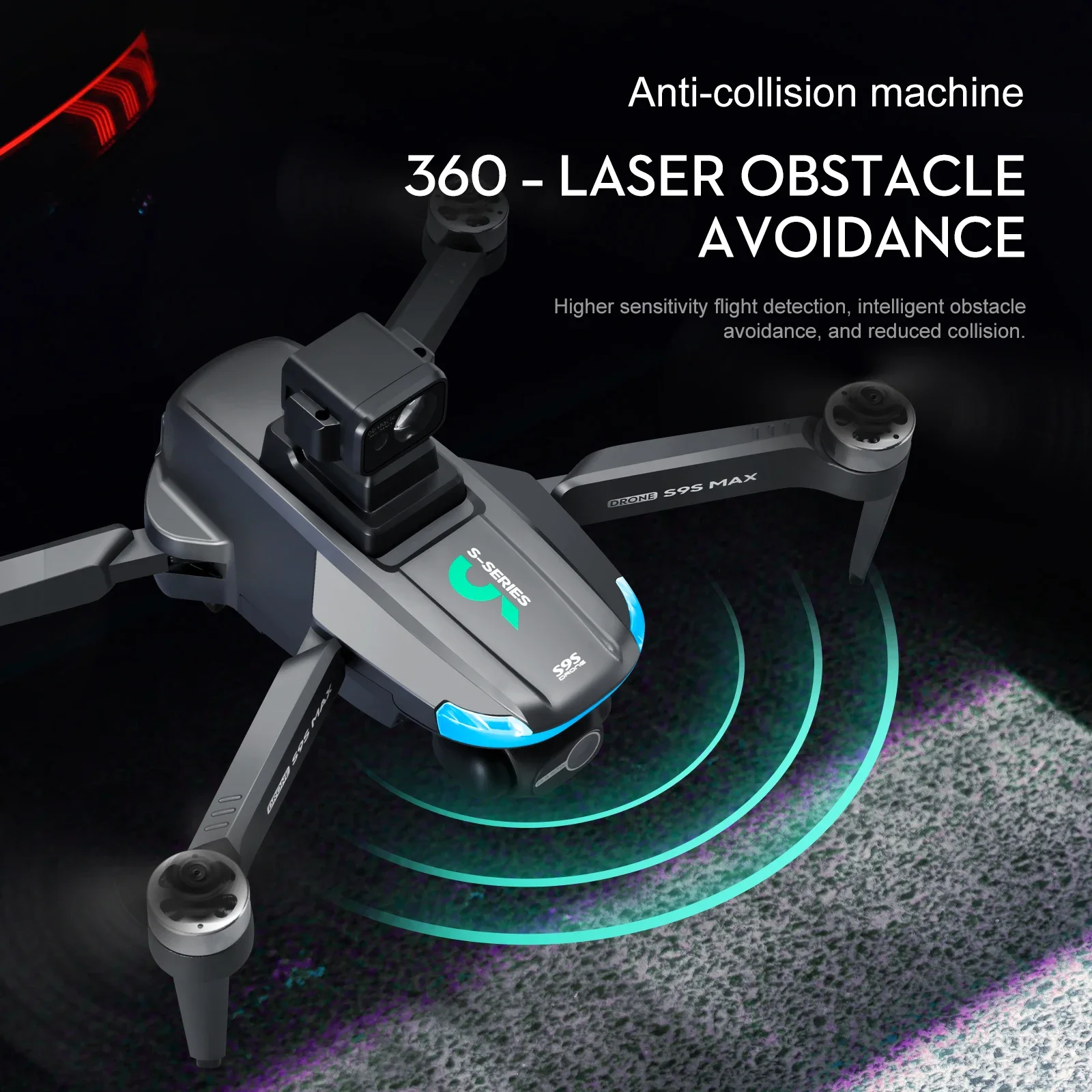 جديد S9S ماكس طائرة صغيرة بدون - مراجعة Drone Camera Wide Angle وسعره