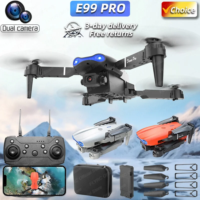 مروحية صغيرة E99Pro قابلة للطي - مراجعة Drone Camera Wide Angle وسعره