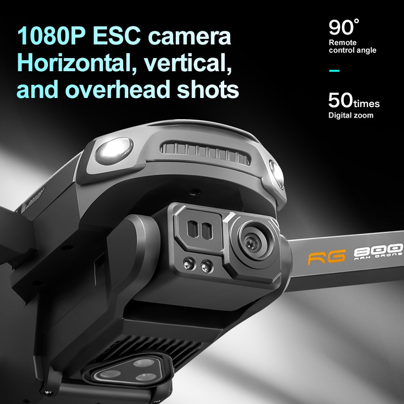 طائرة بدون طيار RG800 MAX جديد - مراجعة Drone Camera With Gimbal وسعره