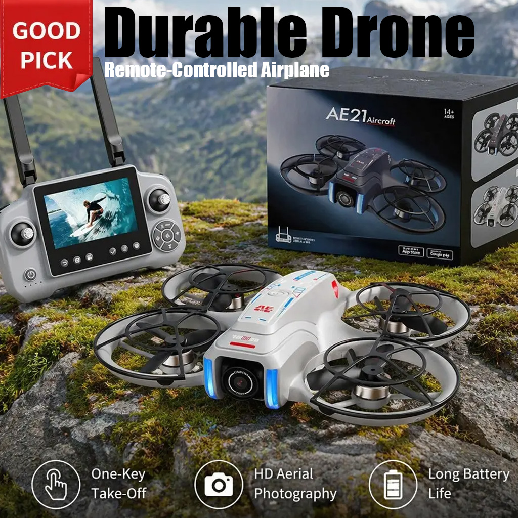طائرة بدون طيار AE21 الجديدة ل - مراجعة Drone Camera With Gimbal وسعره