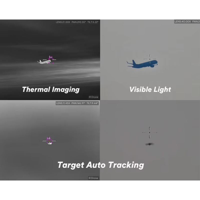 نظام كاميرا PTZ حرارية عالية ا - مراجعة Drone Camera Thermal وسعره