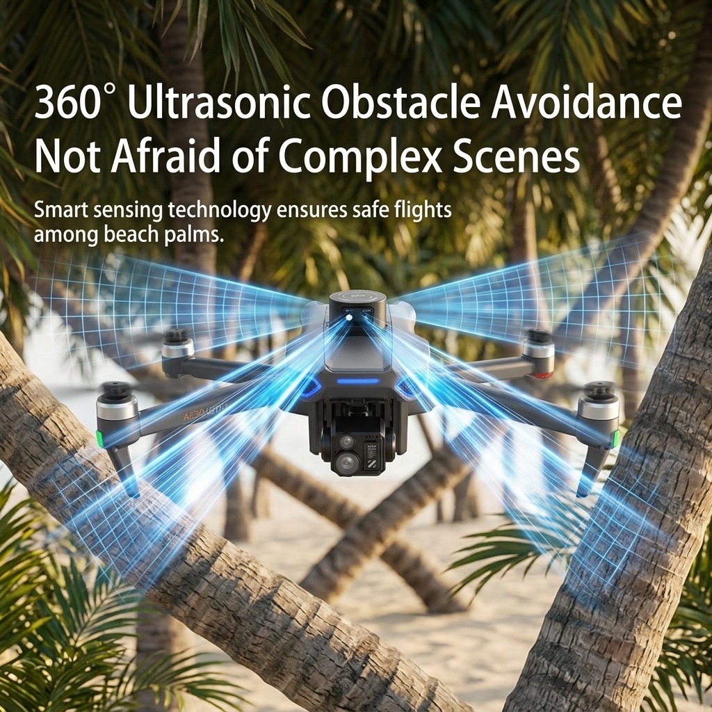 طائرة بدون طيار AE30 Ultra GPS - مراجعة Drone Camera With Gimbal وسعره